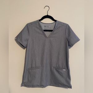 Figs Graphite Casma Three-Pocket Scrub Top - Women’s XS